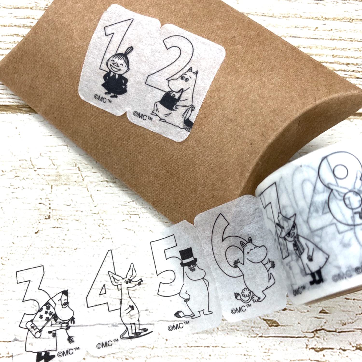 テープ・マスキングテープ mii SODA アヒルイケ (15mm) CMTD15-005 (型抜き) 透明 マスキング